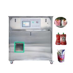   Semi-Automatic Sauce Grease Filler Machine Spout Pouch Packing Machine for Juice