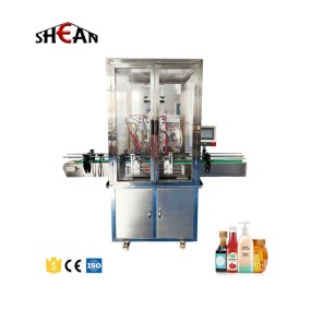 Multiple heads automatic liquid linear filling machine