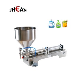 Semi-automatic filling machine operation process and adjust