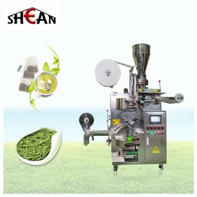 Automatic 2g 5g 10g Small Packing Machine Outer and Inner Tea Bag with Thread Tag