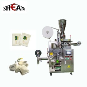 Inner and Outer Mesh Tea Bag Packing Machine with Thread Tag