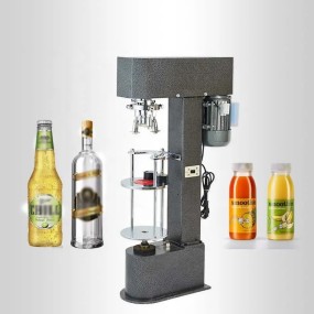 Metal cap lock machine for wine bottle