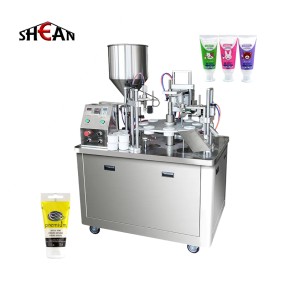 High Speed Automatic Plastic Tube Filling Machine and Tube Sealing Machine